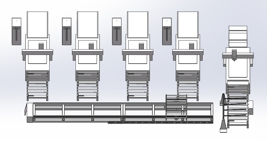 Línea de producción de muebles de panel M20(1+4)