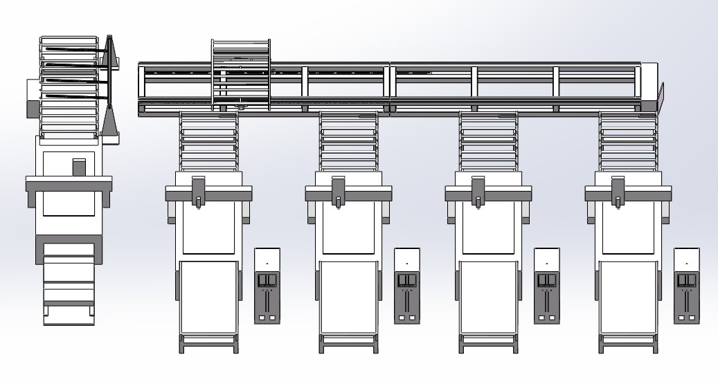 Línea de producción de muebles de panel M20(1+4)
